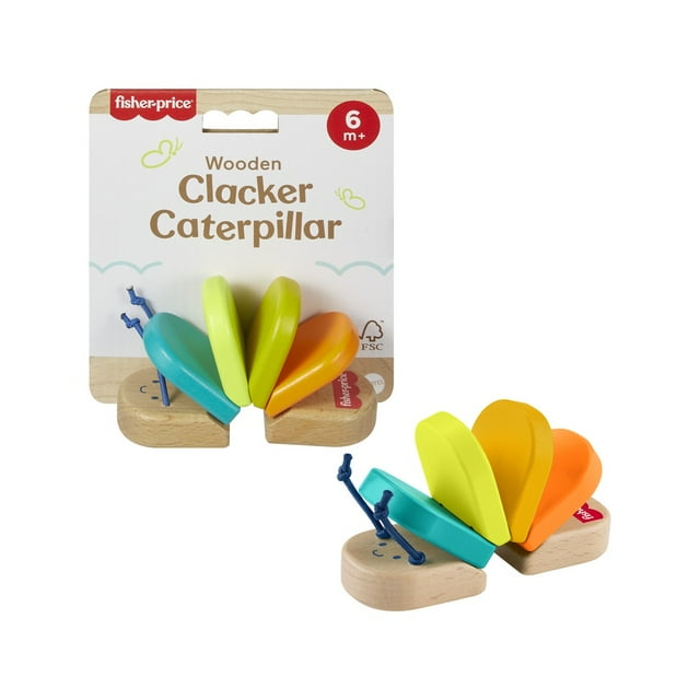 Juguete para Bebés Fisher Price Oruguita de Madera