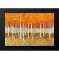 thumbnail image 2 of Wiens, James 14x11 Black Modern Framed Museum Art Print Titled - Autumn Birches, 2 of 5