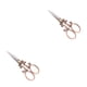 thumbnail image 2 of Scienceny Tijeras de sastre de amplia aplicación para proyectos de costura y costura Tijeras de bordado Bronce de moda bronce 2Conjunto, 2 of 6