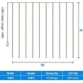 thumbnail image 5 of Morttic 100 LED Curtain String Lights, 9.9 x 3.3 ft 8 Modes USB Plug in Fairy String Light with Remote,Christmas Backdrop Decoration Light for Indoor Outdoor Bedroom Window Wedding Party (Cool White), 5 of 8