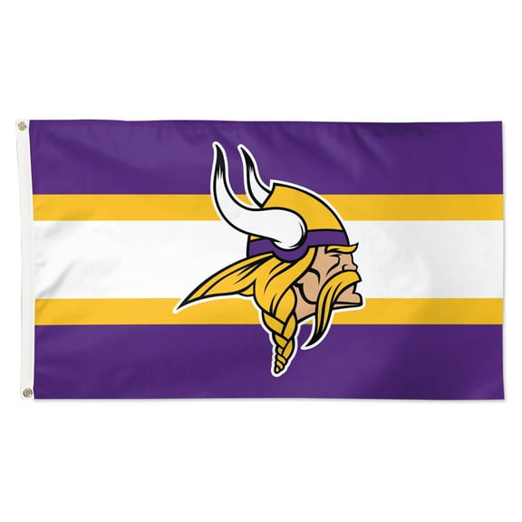 WinCraft Minnesota Vikings 3' x 5' Classic 1-Sided Deluxe Flag