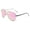Silver Frame Cherry Blossom Pink, variant on 2026 Fashionable UV-Protective Women's Sunglasses with Metal Pattern, Aviator Polarized Sunglasses for Men