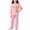 Pink, variant on Bovxnpu Unisex Girls Summer Outfits Casual Loungewear Set Graphic Short Sleeve Crewneck Kids Soft Loungewear Pants Set