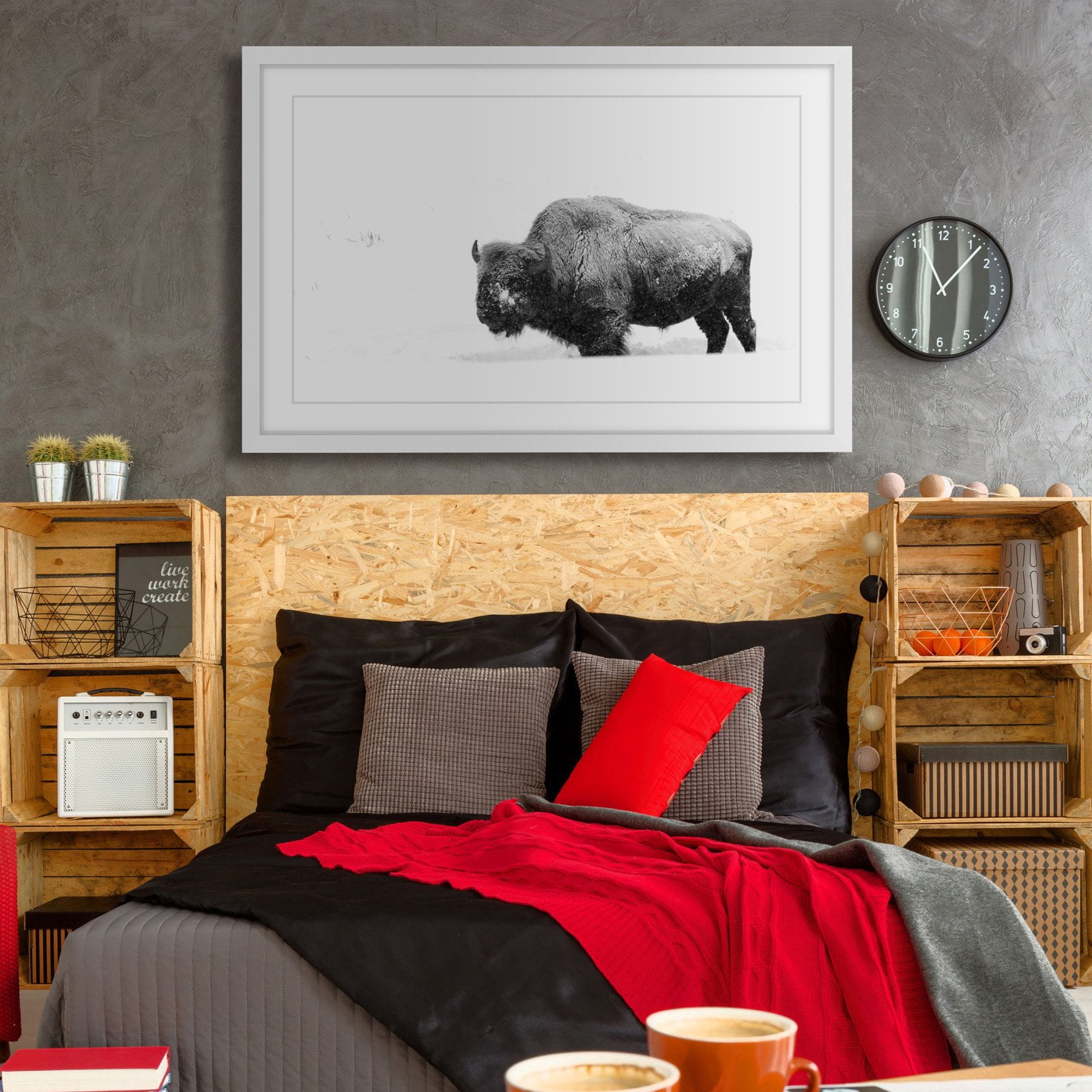"Winter Coat" Framed Painting Print