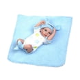 thumbnail image 4 of Muñeca Reborn Twins de 10 pulgadas, niña y niño recién nacidos que se ven realistas, silicona de real, regalo de cumpleaños para niños, modelo d Baoblaze Newborn Doll Realistic, 4 of 8