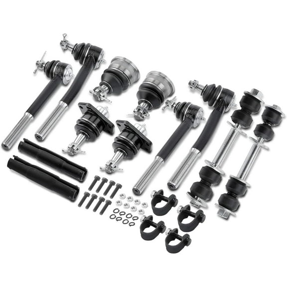A-Premium 12Pcs Front Suspension Kit Inner Outer Tie Rod End & Adjusting Sleeve Sway Bar Link Ball Joint Compatible with Chevrolet Astro GMC Safari 1985-2005 Cadillac Fleetwood DeVille Brougham