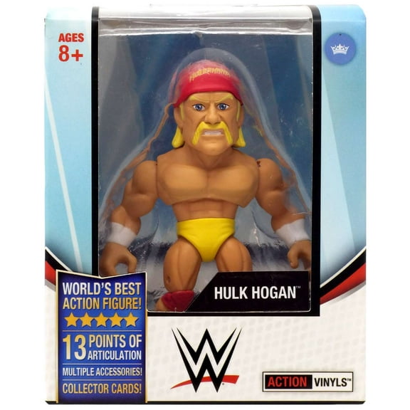 WWE Wrestling Action Vinyls Hulk Hogan Vinyl Figure (Red Bandana)