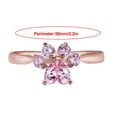 thumbnail image 1 of Anillos de piedra de nacimiento personalizados Zirconia cúbica para amantes de los cachorros Gatos Estampados de animales Wmkox8yii  fajkfhkj1175, 1 of 3