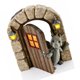 thumbnail image 1 of Bewildely Estatuilla en miniatura de dinosaurio, estatuas de jardín, escultura, arte de pared, decoración del hogar, exhibición, accesorios de Decoración del hogar, 1 of 6