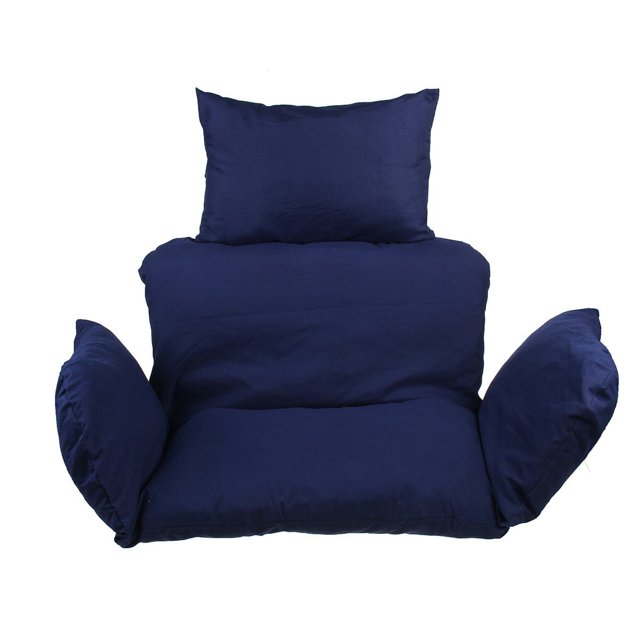 Esterilla de hamaca para colgar en el jardín, cojín de asiento oscilante para interiores y exteriores, cesta colgante para silla, cojín de asiento oscilante Fivean unisex