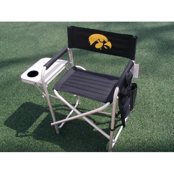 Rivalry University of Iowa Hawkeyes Folding Chair With Attached 