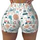 thumbnail image 2 of Balery Eiffel Tower Pantalones cortos de entrenamiento estampados para mujer, sin costuras, ajustados, para gimnasio, yoga, correr, deportes, ejercicio activo, fitness.-XX-Large, 2 of 8