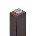 thumbnail image 5 of Aria Home 2 Tier Round Glass End Table Brown Smoke Modern Accent Furniture Stylings, 5 of 5