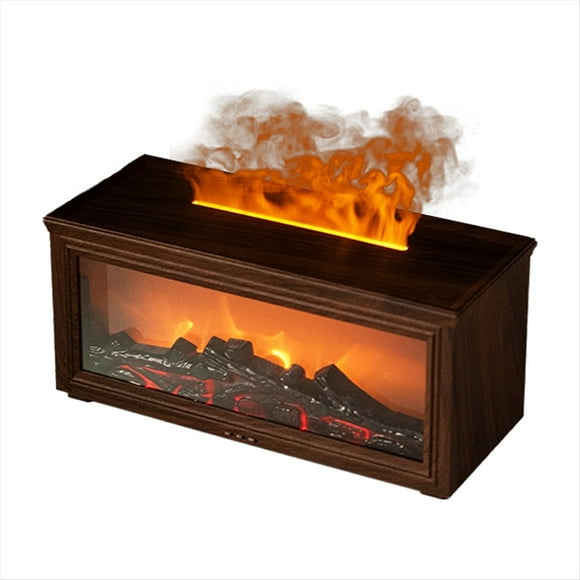 Difusor de Aromaterapia con Simulación de Chimenea y Efecto de Llama Dinámico. Difusor de Aromaterapia Colorido para el Hogar y la Oficina B