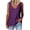 Purple, variant on Staron Summer Tops for Women Sequin V Neck Sleeveless Casual Loose Party Tank Top, Black XXL