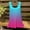 Sky Blue, variant on Women's Sleeveless Round Neck Summer Casual T-Shirt with Print Design for Everyday Wear