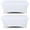 White, variant on White Classic Spandex Table Covers 8FT, Pack of 2 Black Fitted Tablecloth, Wrinkle Resistant Folding Table Cover, Washable Stretch Table Cloth for Any Event