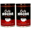Fireside Coffee Company - Cafe Mocha S'Mores - Two Pack - Hot Mocha - Iced Mocha - Frappe - Two 8 oz Canisters