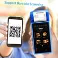 thumbnail image 3 of Riwcyla Handheld POS Receipt Printer Android 8.1 PDA Terminal 1D2DQR 3G WiFi Communication with 5 Inch Touchscreen for Supermarket Restaurant Warehouse Retail Inventory Logistics, 3 of 6