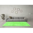 thumbnail image 3 of Ahgly Company Indoor Rectangle Abstract Green Modern Area Rugs, 7' x 9', 3 of 4