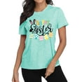 thumbnail image 3 of Happy Easter Shirts for Women Easter Bunny T-Shirt Rabbit Graphic Tees Easter Egg Holiday Shirt Tops, 3 of 6