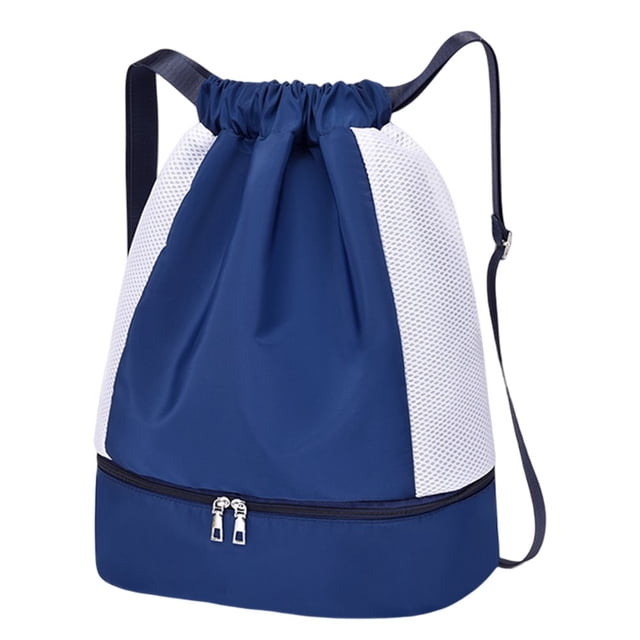 Oxford Basketball Shoulder Bag Portable Drawstring Waterproof for Outdoor Sports