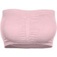 thumbnail image 3 of SURJDE Size Strapless Bra Bandeau Double Women Plus Padded Top Stretchy Removable (D-Multicolor, XXL), 3 of 6