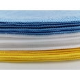 thumbnail image 4 of DEEJAYLED Microfiber Cleaning Towel - 25 Pieces All Purpose Super Absorbent and Ultra Soft Non-Abrasive TBHMICROFIBER Blue, Yellow, and White, 4 of 4