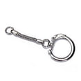 thumbnail image 3 of LEEYNEER 30pcs Snake Chain Key Ring Key Chains Bag Charms DIY Craft Silver, 3 of 5