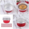 thumbnail image 4 of Shisuyan 50Pcs Muffin Baking Cups Aluminum Foil Baking Tools Nonstick for Baking, 4 of 8