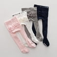 thumbnail image 6 of Little Girl Ruffle Bottom Cotton Tights 0-4T, 6 of 7