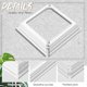 thumbnail image 5 of 4x4Inch Vinyl Post Skirt-White Post Base Cover Trim for Wood and Vinyl Posts,Deck and Porch Column,S, 5 of 5