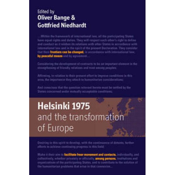 Helsinki 1975 and the Transformation of Europe, (Hardcover)