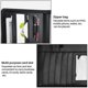 thumbnail image 3 of Vegan Leather Folder Zippered Closure Portfolio for Business /Table and Card Interview Resume Binder, 3 of 5