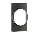 thumbnail image 1 of Dash Pointer Cover Sticker, Gauge Pod Cover Trim Dustproof Antiscratch Carbon Fiber Style  For 52mm Gauges, 1 of 8
