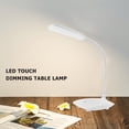 thumbnail image 3 of Lámpara LED de escritorio plegable luz táctil regulable de mesa CC Ehuebsd de 5V portátil alimentada por USB lámpara de noche de 6500K lámpara LED de protección ocular, 3 of 8