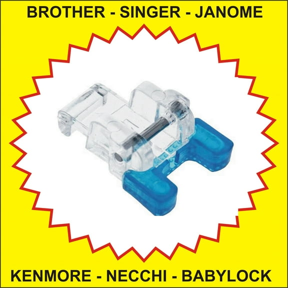 Button Sew On Foot Fits Singer, Brother, Janome, Babylock, Kenmore, Necchi & More See Description