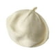 thumbnail image 3 of Boina francesa de punto, gorro informal de pintor para niños de 5 a 30 meses, gorro de vendedor de periódicos Blanco, 3 of 9