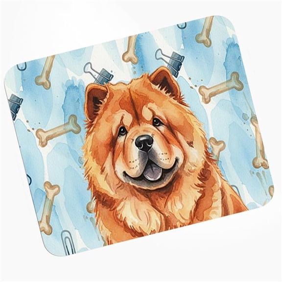 Carolines Treasures DAC9240MP 8 x 9.5 in. Red Chow Chow Coworker Mouse Pad, Heat Resistant Trivet Hot Pad