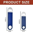 thumbnail image 2 of 3-piece heavy stainless steel flat bottle opener, durable beer bottle opener.dark blue, 2 of 5