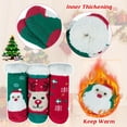 thumbnail image 2 of Toddler Girls Boys Christmas Socks with Grips Cotton kids Slipper Socks Baby Winter Non Slip Fuzzy Socks, 2 of 5