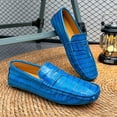 thumbnail image 6 of Men's Casual Loafers Slip On Leather Shoes Lightweight Driving Shoes Moccasins Classic Penny Loafer Flats Boat Shoes Big Size, 6 of 10