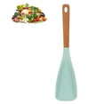 thumbnail image 4 of ACDANC 2026 New Multi Function Spoon 2 in 1 Spatula Spoon for Cooking and Serving Long Head Silicone Salad Spatula Spoon for Kitchen (Mint Green,2.8*2.2"), 4 of 7