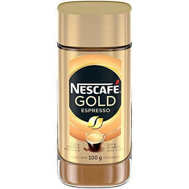 NESCAFÃ‰ Gold Espresso Instant Coffee, 100g Jar, Arabica Blend