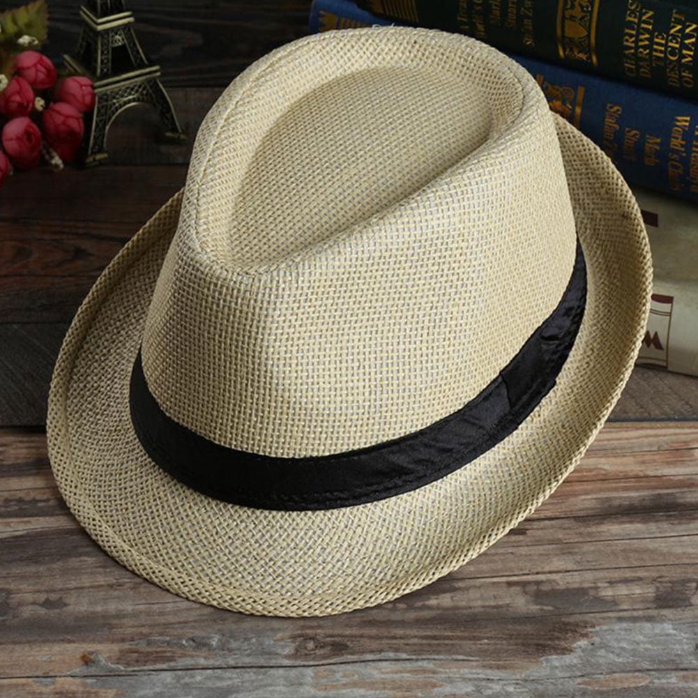 Women Men Jazz Hat Panama Gangster Cap 