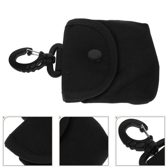 CIMAXIC Small Bag For Purse Coins Pouch Black Oxford Cloth For Women Outdoor Adventure 1Pcs