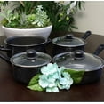 thumbnail image 2 of BATERIA DE COCINA GIBSON 7 PZS NEGRA ANTIADHERENTE, 2 of 3