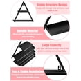 thumbnail image 4 of 10PCS Nail Polish Racks 5 Tiers Nail Polish Shelf for Wall Triangular Display Rack Cosmetic Display Cases Lipstick Perfume Wall Shelf Essential Oil Organizers for Home Spa Nail Salon(Black), 4 of 7