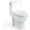 1#, variant on Ourlova One Piece Toilet Dual Flush 0.8/1.28 GPF Water Saving Design Comfort Height Ceramic Bowl 12 Inch Rough In for Easy Installation
