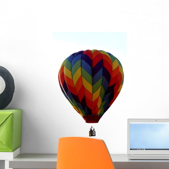 Hot-air Balloon Wall Decal by Wallmonkeys Peel and Stick Graphic (18 in H x 14 in W) WM333235